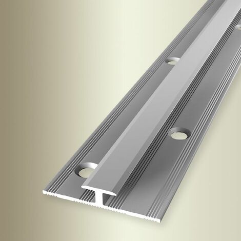 PROVISTON Einfassprofil Breite: 34 mm Höhe: 4.5 mm Länge: 2700 mm Aluminium  eloxiert Abschlussprofil Glatt Silber