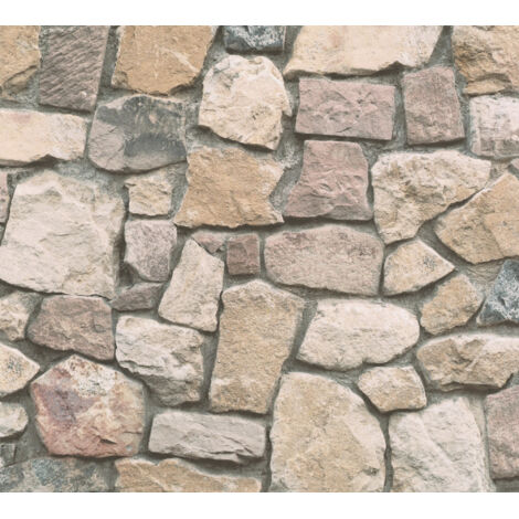 A.S. Creation Il Decoro 692412 Papiertapete Steinoptik 0.53 m x 10.05 m Braun