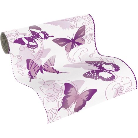 A.S. Creation Pop.up Panel 942582 Folie selbstklebend Naturoptik 0.35 m x 2.5 m Lila (1/2)