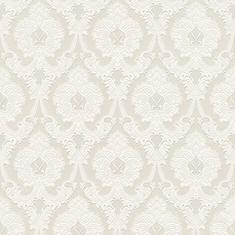 A.S. Creation Concerto 3  764034  Papiertapete Barockoptik  0.53 m x 10.05 m  Beige
