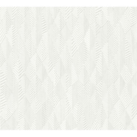 A.S. Creation Il Decoro 359981 Vliestapete Streifen 0.53 m x 10.05 m Weiß (1/5)