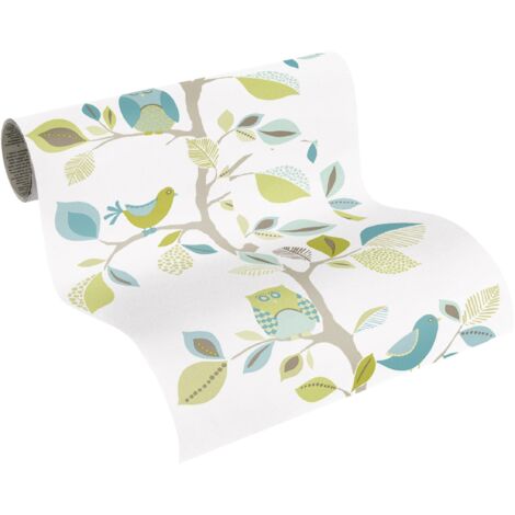 A.S. Creation Pop.up Panel  942562  Folie selbstklebend Blumenoptik  0.35 m x 2.5 m  Blau (1/2)