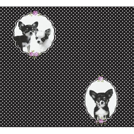A.S. Creation Little Stars 358512 Vliestapete 3D Optik 0.53 m x 10.05 m Schwarz (1/5)
