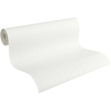 A.S. Creation Meistervlies 644916 Vliestapete Streifen 0.53 m x 10.05 m Weiß (1/5)