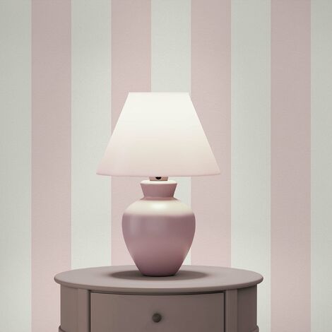 TADESSI Tapete Streifen Pierre M1-No.712 Vliestapete Rosa Weiß Streifentapete Wohnzimmer Schlafzimmer Küche