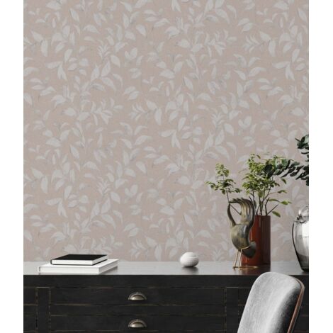 A.S. Creation Premium Wall 2 389626 Vliestapete Blumenoptik 10.05 x 0.53 m Grau Wohnzimmer Schlafzimmer Flur Küche Esszimmer Badezimmer Bad Arbeitszimmer Büro Diele