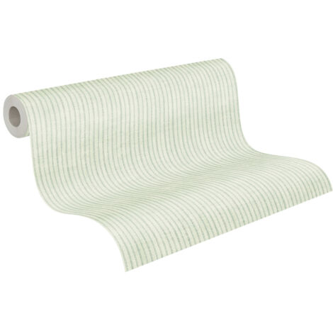 A.S. Creation Maison Charme 390765 Vliestapete Streifentapete 10.05 x 0.53 m Creme Wohnzimmer Schlafzimmer Flur Küche Esszimmer Badezimmer Bad Arbeitszimmer Büro Diele