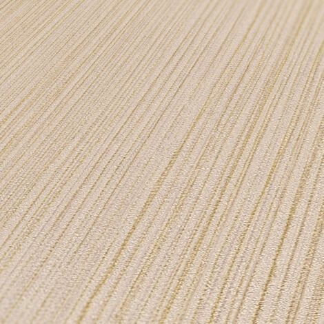 A.S. Creation The BOS 388196 Vliestapete Einfarbig Uni 0.53 x 10.05 m Beige Wohnzimmer Schlafzimmer Flur Küche Esszimmer Badezimmer Bad Arbeitszimmer Büro Diele