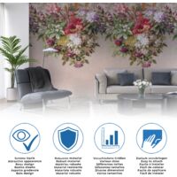 Fototapete 893052 Vliestapete Kinderzimmer 371 x 265 cm Rasch Magicwalls Booklet Gelb Grau Silber