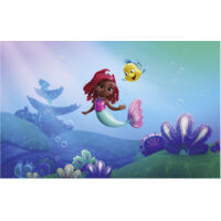 Komar Wandtapete - Disney Ariel Junior Friends - 250 x 400 cm - Vlies - für Kinderzimmer
