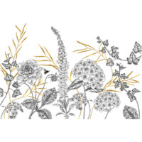 Komar Wandtapete - Bumble Bee - 280 x 400 cm - Vlies Digitaldruck - klassischer Stil