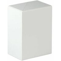 PROVISTON EndSt. für Heizrohrabdeckleiste MDF 41 x 141 mm Weiß 2 St.
