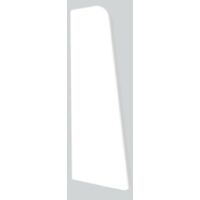 Endkappe (links) für MDF-Sockelleisten 58x18 mm - weiß passend zur 718.5831