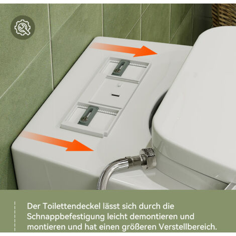 NEXORA Bidet-Aufsatz Für Toilette – Doppeldüsen, Ohne Strom, Perfekt Für Intimpflege & Taharet