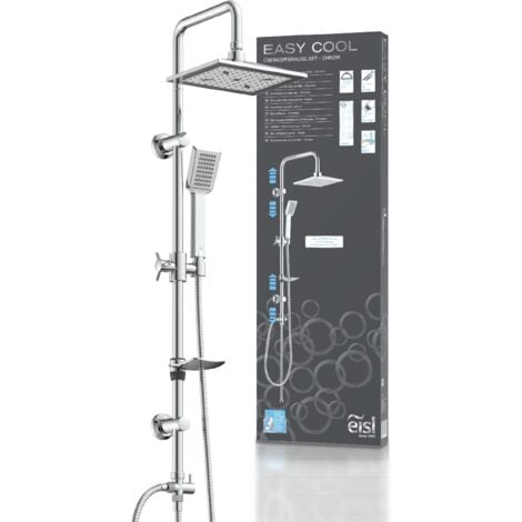 EASY COOL Überkopfbrause-Set, Chrom