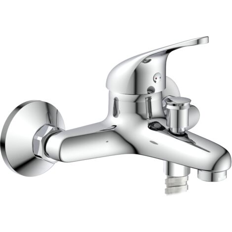 EISL Badewannenarmatur Wasserhahn Bad mit Brauseanschluss Einhebelmischer Mischbatterie Badewanne NI023CR (1/3)
