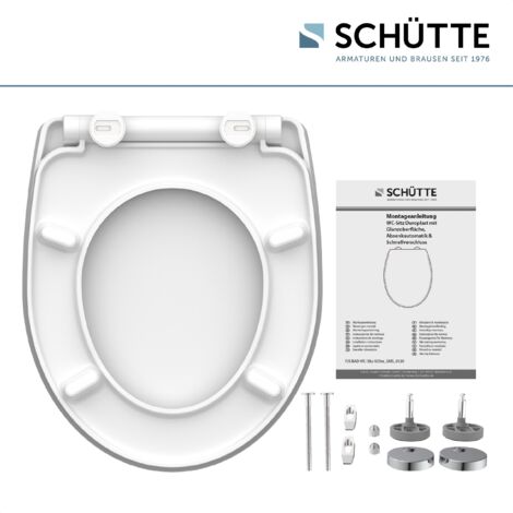 Duroplast HG WC-Sitz ICEBERG, mit Absenkautomatik und Schnellverschluss