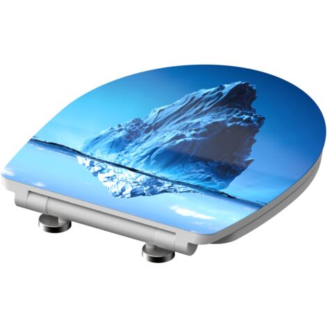 Duroplast HG WC-Sitz ICEBERG, mit Absenkautomatik und Schnellverschluss