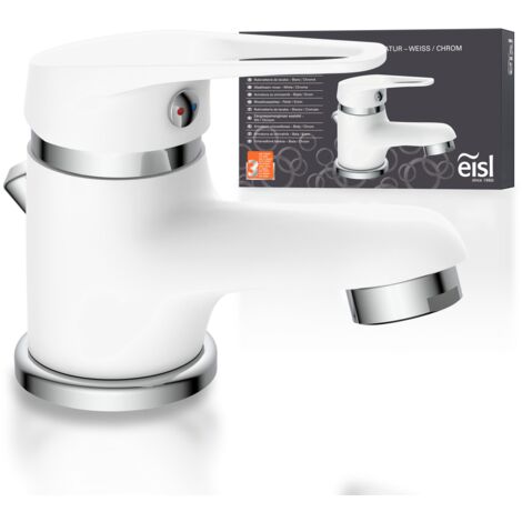 EISL Wasserhahn Bad Einhebelmischer Badezimmer Badarmatur Waschtischarmatur Waschbecken Waschtischbatterie Klein Gäste-WC NI075SCR-W (1/5)