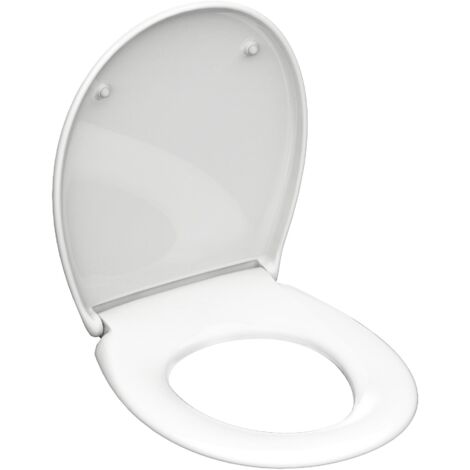 Duroplast WC-Sitz WHITE, Premium, mit Absenkautomatik und Schnellverschluss