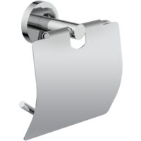 LONDON Toilettenpapierhalter, Chrom, mit Deckel