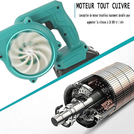 Souffleur De Feuilles Sans Fil Milwaukee 18V - 130 000 Tr/min - Puissant Et Portable Pour Jardin - 5