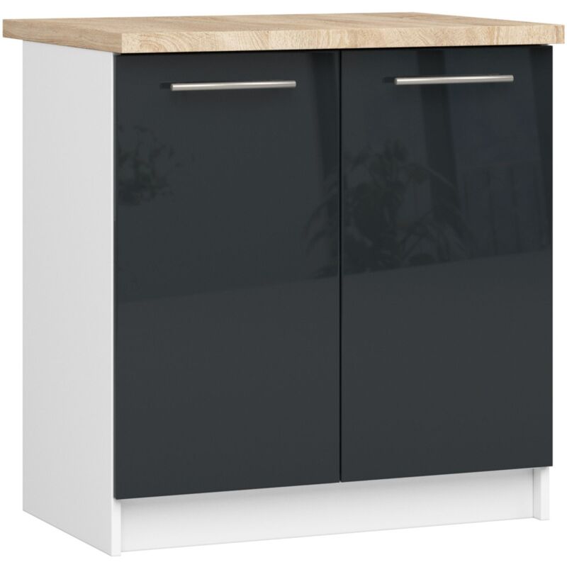 Base cassettiera cucina 40x60xH84 cm colore Grigio Cemento - Caesaroo