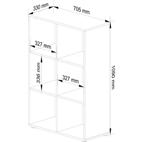 Akord Libreria Moderna QUAD Libreria Scaffale Librerie Soggiorno