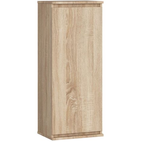 Armadietto a parete con ante strette AKORD W40 Sonoma Quercia 40 cm 1 anta 40x30x99 cm (1/4)