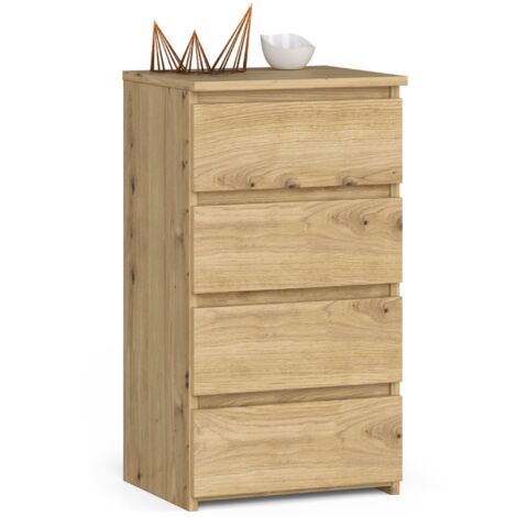 Cassettiera AKORD CL4 Cassettiera Quercia Artisan 40 cm 4 cassetti 40x35x74 cm