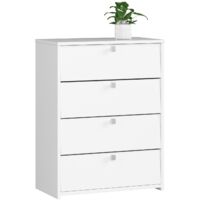 Scarpiera AKORD RUBIN Bianco 66 cm 4 ante 66x36x85 cm
