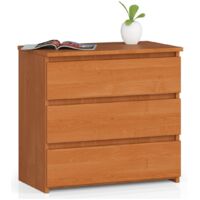 Comodino AKORD CL3 Ontano 60 cm 3 cassetti 60x35x57 cm
