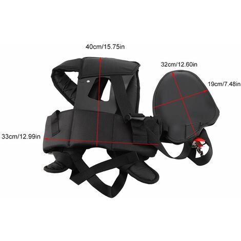 Maxpower 339195 Schultergurt Für Trimmer – Universell, Schwarz, Voll Verstellbar