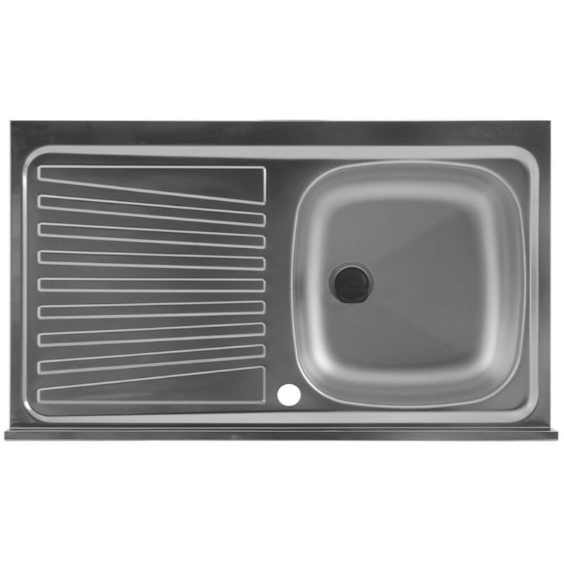 Colavene - Lavello in acciaio inox 90x50 vasca a destra - 109010V