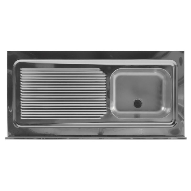 Colavene - Lavello in acciaio inox 120x60 vasca a destra - 106010V