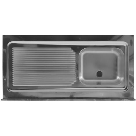 Colavene - Lavello in acciaio inox 120x60 vasca a destra - 106010V