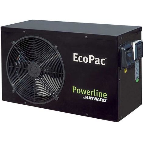 Hayward – Pompe à chaleur de piscine 5.5 kW – COP 4.5 – Débit max 6.6 m³/h – Compatible électrolyse au sel – 81502