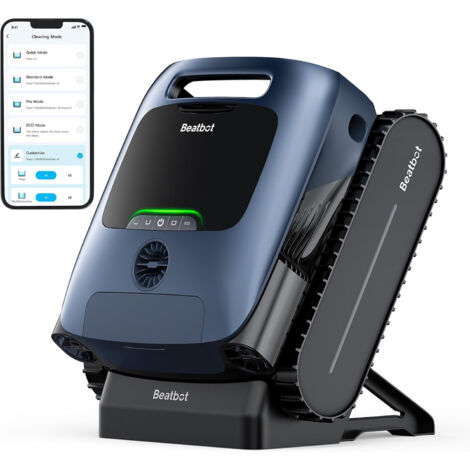 Robot nettoyeur de piscine sans fil AquaSense Pro – Autonomie 9,5h – Débit 360L/min – Nettoyage 5-en-1 – Compatible tous types de piscines (1/5)