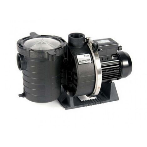 Pentair – Pompe de filtration UltraFlow Plus 3 CV triphasée – Débit 28,8 m³/h – Moteur silencieux et auto-amorçant – Résistante à la corrosion - UF 3 CV