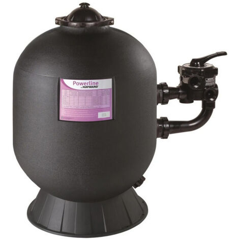 Hayward – Filtre à sable 10 m³/h – Débit max 10 m³/h – Diamètre 500 mm – Compatible avec sable, verre filtrant, zéolite