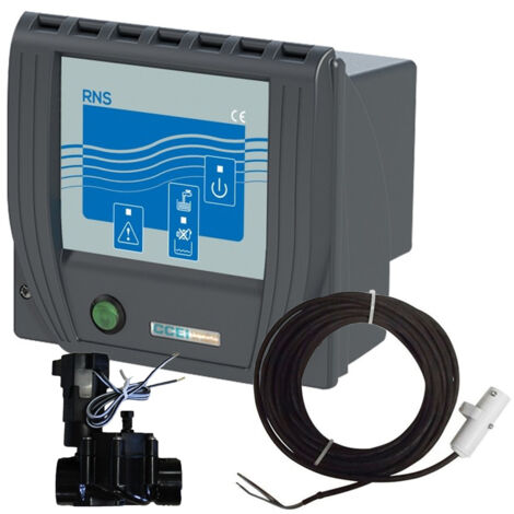 Ccei – Régulateur de niveau de piscine automatique – Dispositif de remplissage par sonde – Sécurité manque d’eau – Alimentation 230V – IP55