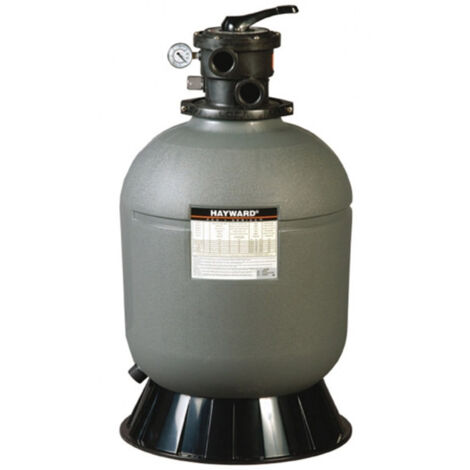 Hayward – Filtre à sable Pro 11 m³/h – Débit max 11 m³/h – Diamètre cuve 52 cm – Résistant aux intempéries – Système de contre-lavage