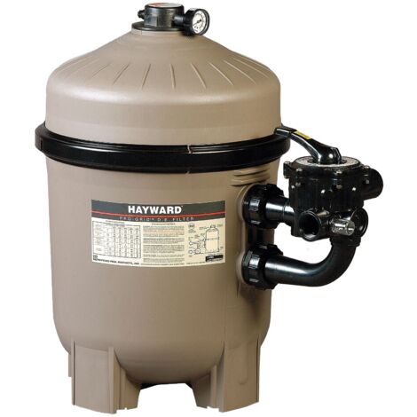 Hayward – Filtre à diatomée 16m³/h – Débit max 16 m³/h – Finesse de filtration 2 à 5 microns – Diamètre 660 mm – DE3620EURO