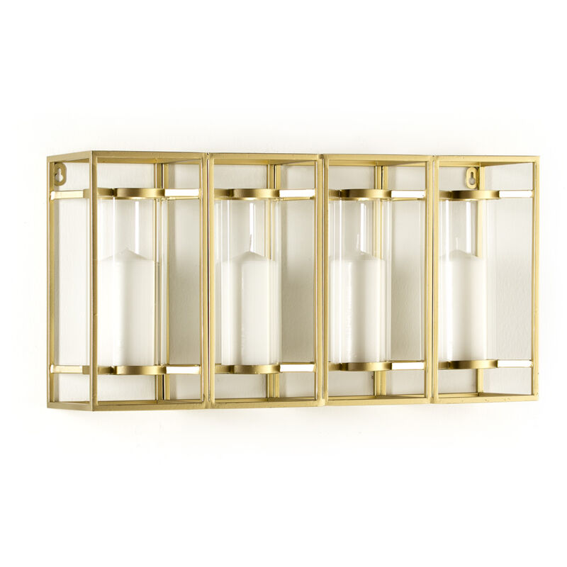 Bougeoir Rotatif En Métal Doré - Support à Bougies Décoratif Pour Table, Centre De Table Festif, Cadeau Créatif