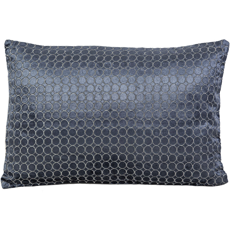 Coussin Anke Drechsel Raymon Tangerine – Velours De Soie Brodé Métallisé 30x30 Cm