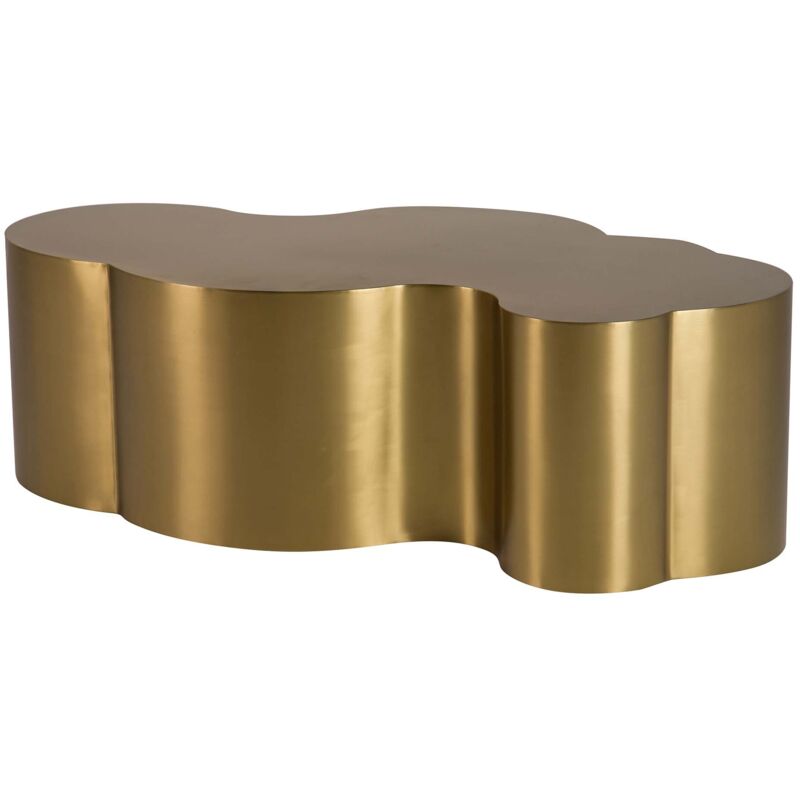 Table centrale en métal Kelowna 130 x 65 x 40 cm