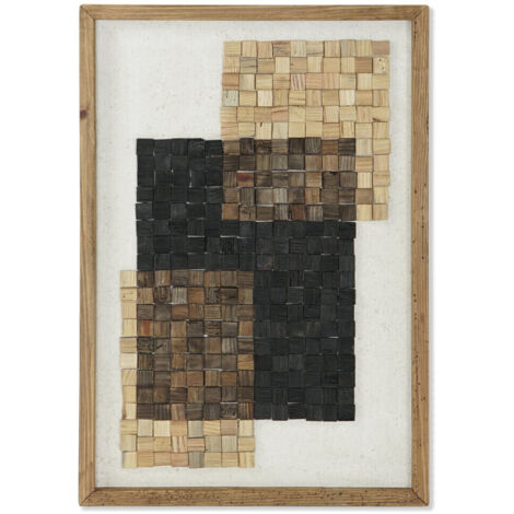 Tableau Bois Recyclé 42X4X62 Naturel (1/4)