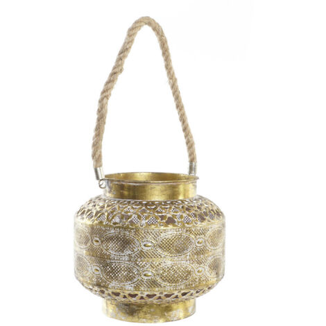 DKD Home Decor Lanterne Doré 26,5 x 26,5 cm (1/3)
