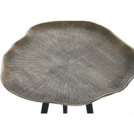 Table Auxiliaire Set 3 Aluminium 52X39X45 Doré