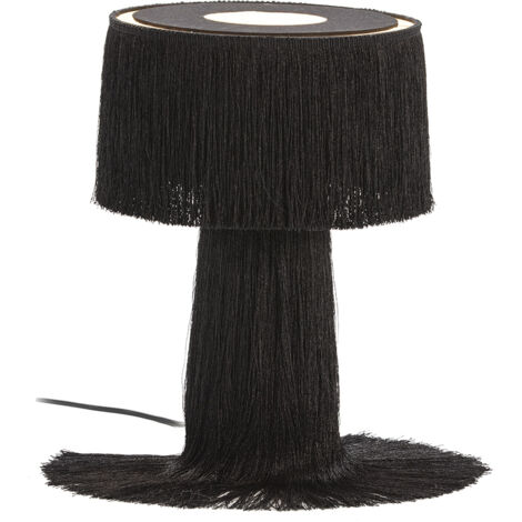 Lampe de Table 25x25x38 Tissu Noir (1/4)